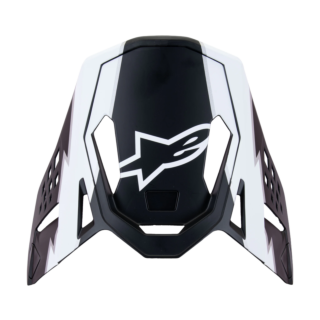 Alpinestars Helmet Visor S-M10 Ampress - Matte Black / White
