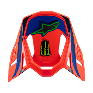 Alpinestars Helmet Visor S-M10 Deegan - Orange / Purple / Pink