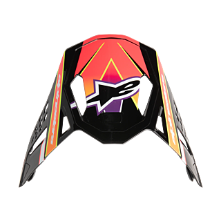 Alpinestars Helmet Visor S-M10 Era - Pink / Violet / Fluo Yellow