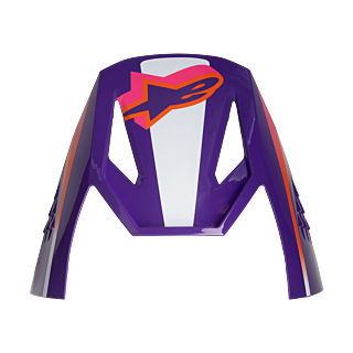 Alpinestars Helmet Visor S-M3 Heat - White / Purple / Pink