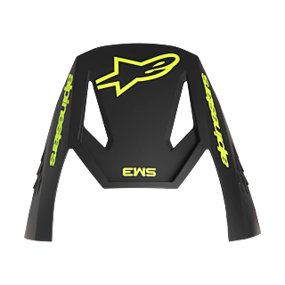 Alpinestars Helmet Visor S-M3 Radium - Grey / Black / Fluo Yellow