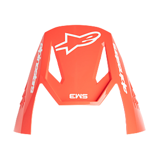 Alpinestars Helmet Visor S-M3 Radium - Black / Fluo Red / White