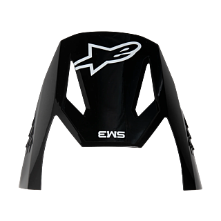 Alpinestars Helmet Visor S-M3 Solid - Gloss Black