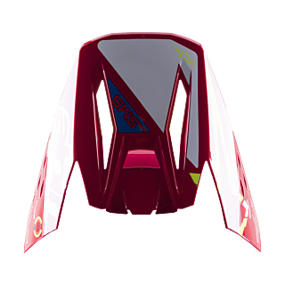 Alpinestars Helmet Visor S-M5 22.05 Action - Red / White / Fluo Yellow