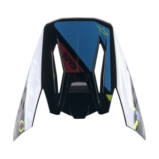 Alpinestars Helmet Visor S-M5 22.05 Action - Black / Cyan / Fluo Yellow