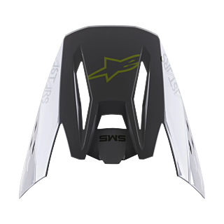 Alpinestars Helmet Visor S-M5 22.05 Bond - Silver / Black / Fluo Yellow / Green