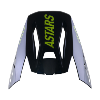Alpinestars Helmet Visor S-M5 22.05 Rayon - Nightlife / Ucla Blue / White