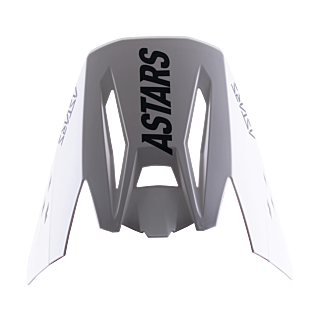 Alpinestars Helmet Visor S-M5 22.05 Rayon - Red / White
