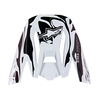 Alpinestars Helmet Visor S-M5 Mineral - Gloss Cool Grey / Dark Grey