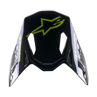 Alpinestars Helmet Visor S-M8 Radium 2 - Nightlife / Ucla Blue / White