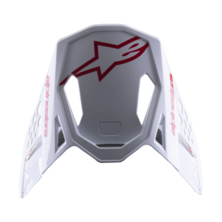 Alpinestars Helmet Visor S-M8 Radium 2 - Red / White