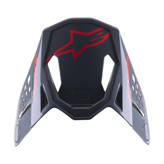 Alpinestars Helmet Visor S-M8 Radium 2 - Black / Neon Red
