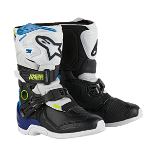 Alpinestars Kids Motocross Boots Tech 3S - White / Black / Blue