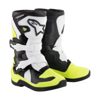 Alpinestars Kids Motocross Boots Tech 3S - Black / White / Yellow Fluo