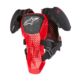 Alpinestars Youth Chest Protector A-5 S V2 - Black / White / Red