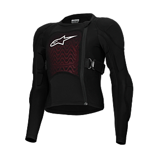 Alpinestars Youth Chest Protector Vest Soft Bionic Plasma LT - Black / White