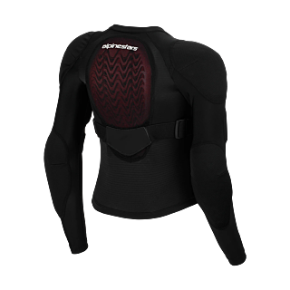 Alpinestars Youth Chest Protector Vest Soft Bionic Plasma LT - Black / White