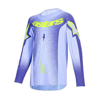Alpinestars Youth Motocross Gear 2026 Supertech Scenz - Purple / Fluo Yellow