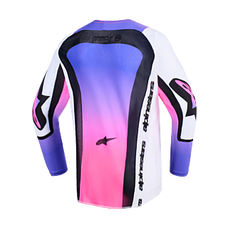 Alpinestars Youth Motocross Jersey 2026 Supertech Vista - White / Purple / Black