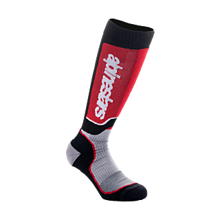 Alpinestars Youth Motocross Socks MX PLUS - Black / Grey / Red