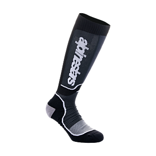 Alpinestars Youth Motocross Socks MX PLUS - Black / White