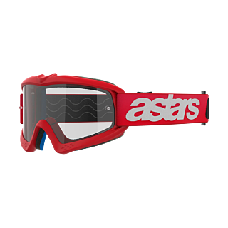 Alpinestars Youth Motocross Goggle Vision Blaze - Red - Clear