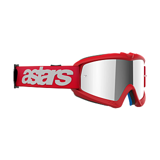 Alpinestars Youth Motocross Goggle Vision Blaze - Red - Mirror Silver