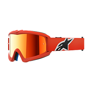 Alpinestars Youth Motocross Goggle Vision Corp - Orange - Mirror Red