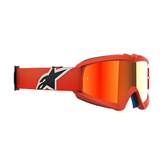 Alpinestars Youth Motocross Goggle Vision Corp - Orange - Mirror Red