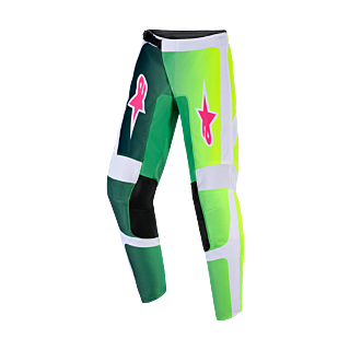 Alpinestars Youth Motocross Pants 2026 Fluid Portl - Green / White / Black