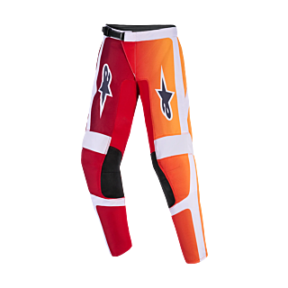 Alpinestars Youth Motocross Pants 2026 Fluid Portl - Red / Light Grey / Dark Grey