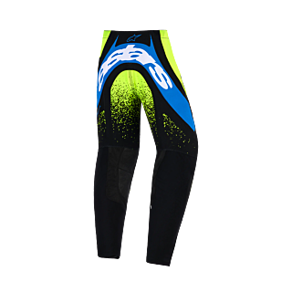 Alpinestars Youth Motocross Pants 2026 Supertech Nomur - Dark Navy / Fluo Yellow / Ucla / Blue