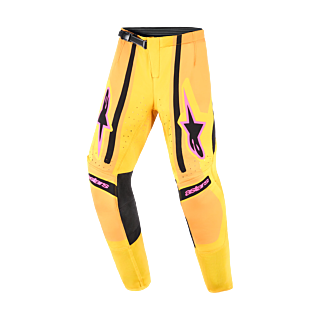 Alpinestars Youth Motocross Pants 2026 Supertech Nomur - Orange / Yellow / Pink