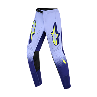 Alpinestars Youth Motocross Pants 2026 Supertech Scenz - Purple / Fluo Yellow