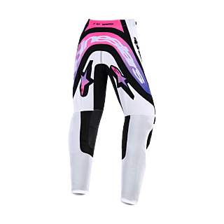 Alpinestars Youth Motocross Pants 2026 Supertech Vista - White / Purple / Black