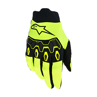 Alpinestars Youth Motocross Gloves 2026 Full Bore V2 - Fluo Yellow / Black