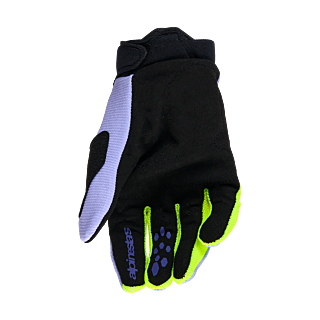 Alpinestars Youth Motocross Gloves 2026 Full Bore V2 - Purple / Fluo Yellow