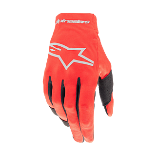 Alpinestars Youth Motocross Gloves 2026 Radar - Mars Red / Silver