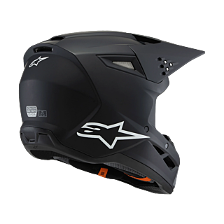Alpinestars Youth Motocross Helmet S-M3 Solid - Matte Black