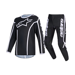 Alpinestars Youth Motocross Gear 2026 Fluid Apex - Black / Grey