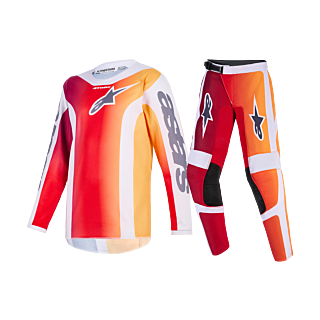 Alpinestars Youth Motocross Gear 2026 Fluid Portl - Red / Light Grey / Dark Grey