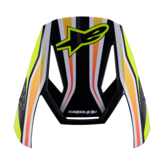 Alpinestars Youth Helmet Visor S-M3 Wurx - Black / Fluo Yellow / Blue / Red