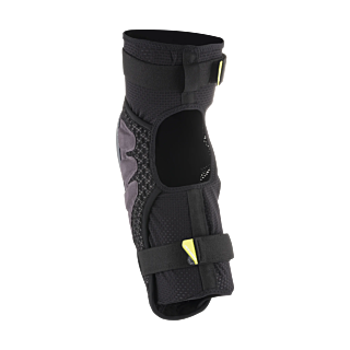 Alpinestars Knee Guards Sequence - Anthracite / Yellow Fluo