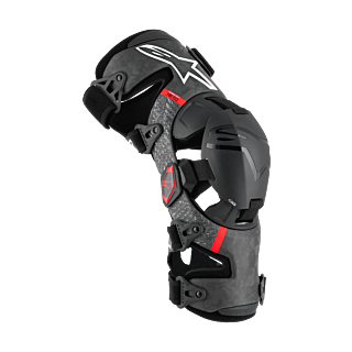 Alpinestars Knee Braces Supertech RK-10 Plasma - Black / Red