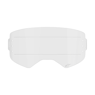 Alpinestars Lens Roll-Off Supertech - Injected Clear