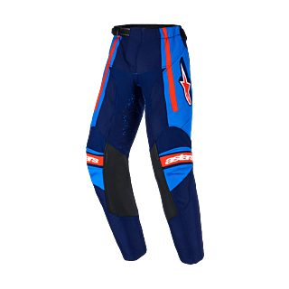Alpinestars Mini Motocross Pants 2026 Racer Nomur - Dark Navy / Orange / Ucla / Blue
