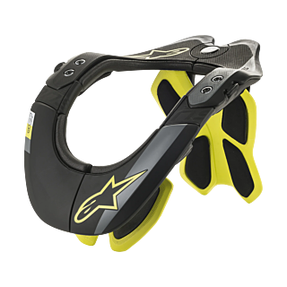 Alpinestars Neck Brace BNS Tech 2 - Black / Yellow Fluo