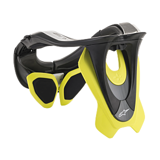 Alpinestars Neck Brace BNS Tech 2 - Black / Yellow Fluo