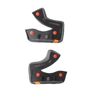 Alpinestars Cheek Pad Set S-M3 - Grey - +5 mm