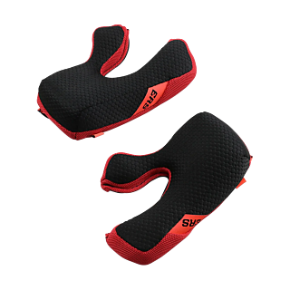 Alpinestars Cheek Pad Set S-M8 / S-M10 22.05 - Black / Red